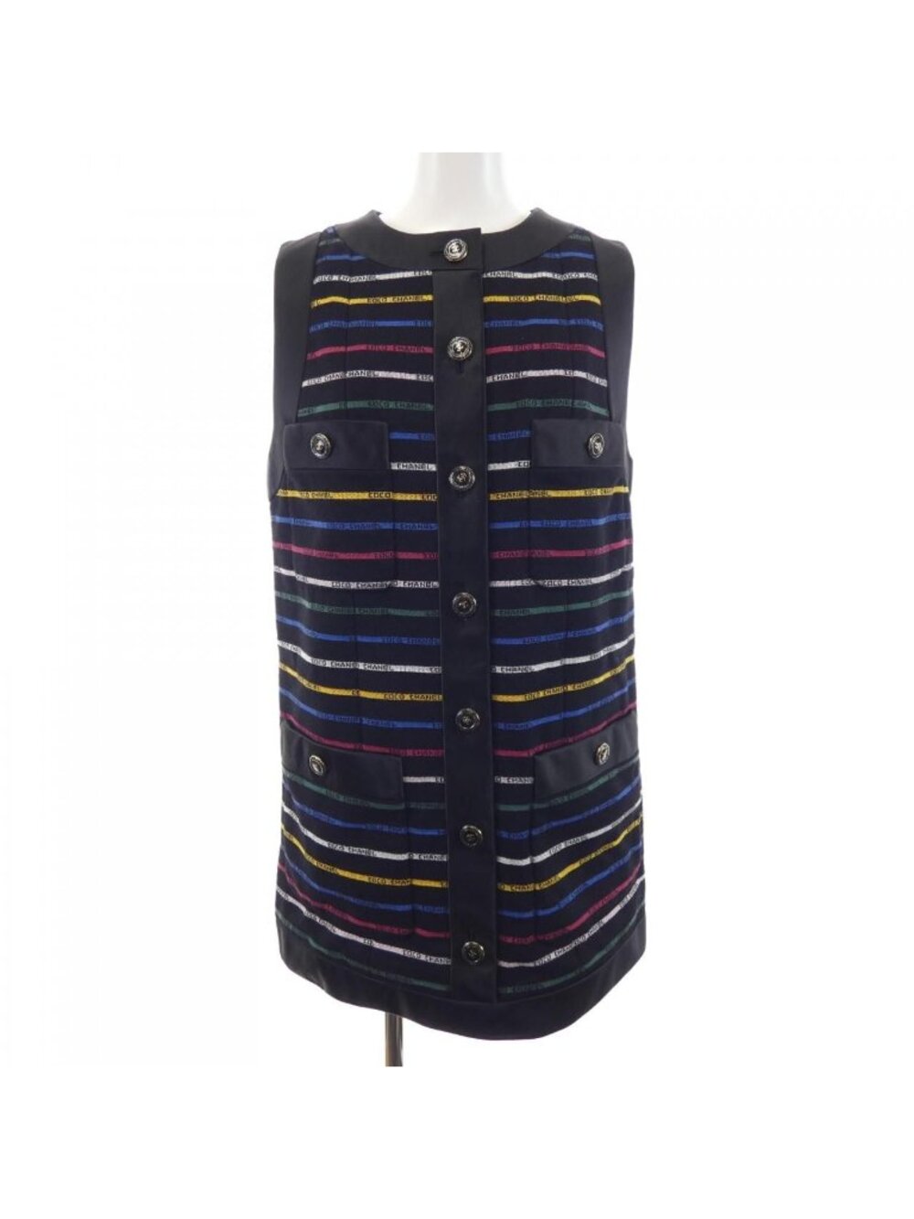 Chanel Tunic 22S Coat Black